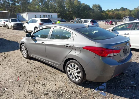 2012 Hyundai Elantra Gls from USA, damaged, VIN 5NPDH4AE5CH115194